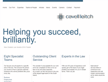 Tablet Screenshot of cavell.co.nz